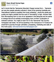 Growing Native Pepper - Huonville Small Farm Expo PDF file